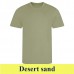 JC001 COOL T - Unisex környakú póló szublimáláshoz desert sand